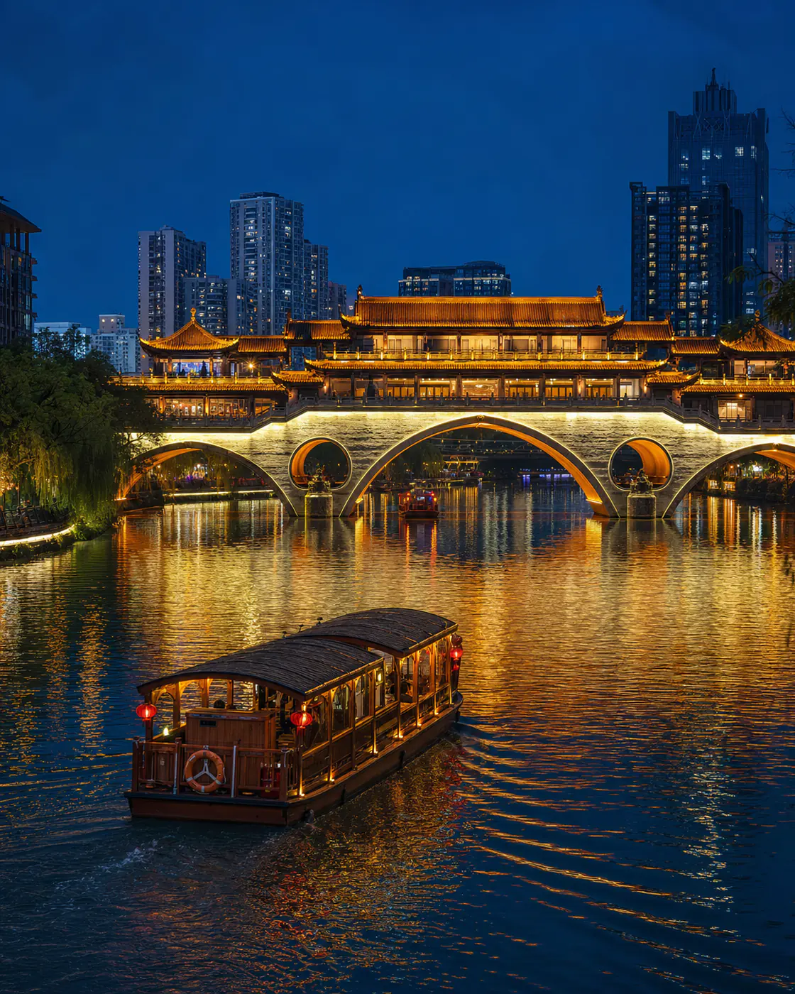 Jinjiang River night cruise