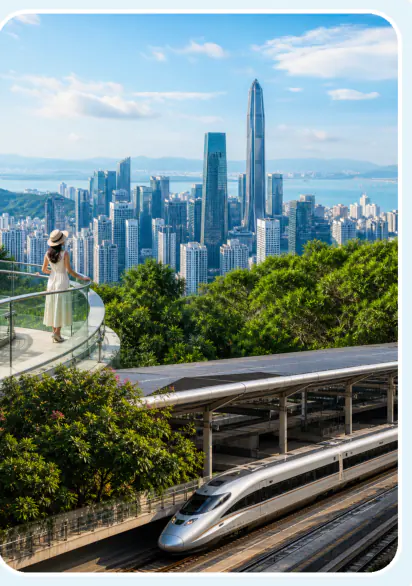 深圳城市与高铁